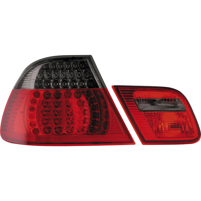 Fanali Posteriori SK-Import Lente Rossa e Fumé BMW Serie 3 E46 Coupé