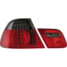 Fanali Posteriori SK-Import Lente Rossa e Fumé BMW Serie 3 E46 Coupé