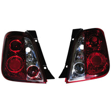 Carica l'immagine nel visualizzatore di Gallery, Fanali Posteriori SK-Import Rosso Trasparente Fiat 500