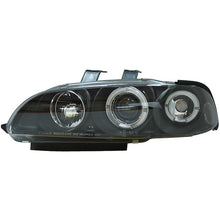 Carica l'immagine nel visualizzatore di Gallery, Fari Anteriori Angel Eyes SK-Import Neri Honda Civic EG EJ con Frecce