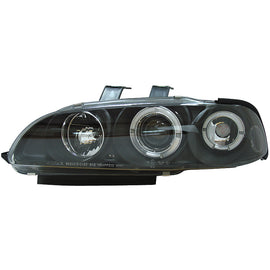 Fari Anteriori Angel Eyes SK-Import Neri Honda Civic EG EJ con Frecce