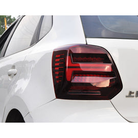 Fanali Posteriori LED SK-Import Rosso Fumé Volkswagen Polo 6R 6C - foto 2