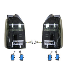 Carica l'immagine nel visualizzatore di Gallery, Fanali Posteriori LED SK-Import Neri Volkswagen Transporter T6 (con Portellone)