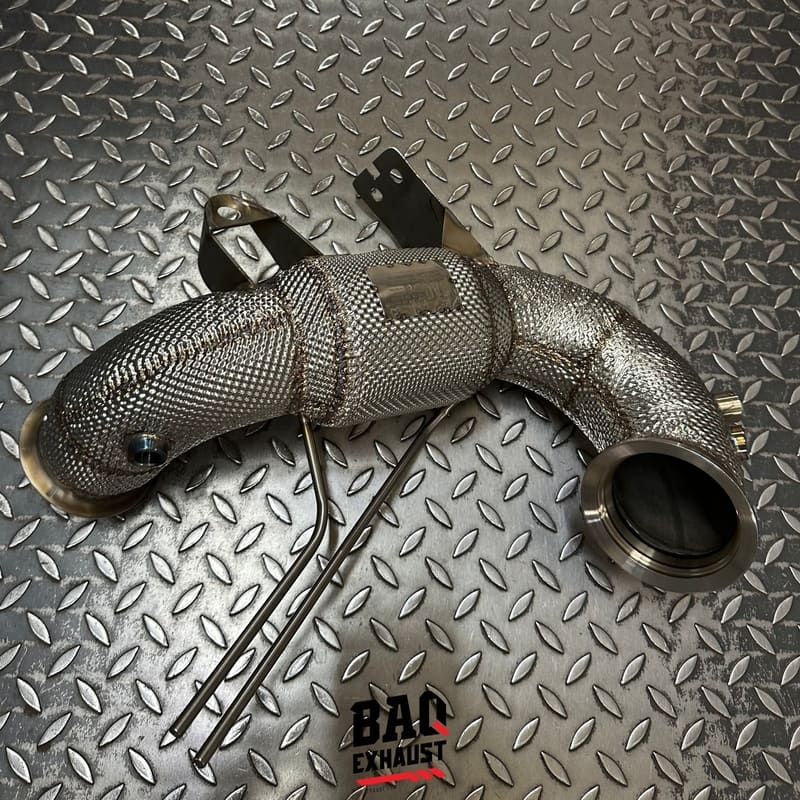 Downpipe BAQ Exhaust Mercedes-AMG A45 W177 / CLA45 C118 / GLA45 H247 2.0T M139 – foto 3