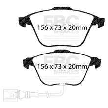 Pastiglie freni EBC RP-1 da pista anteriori per Volkswagen Scirocco R