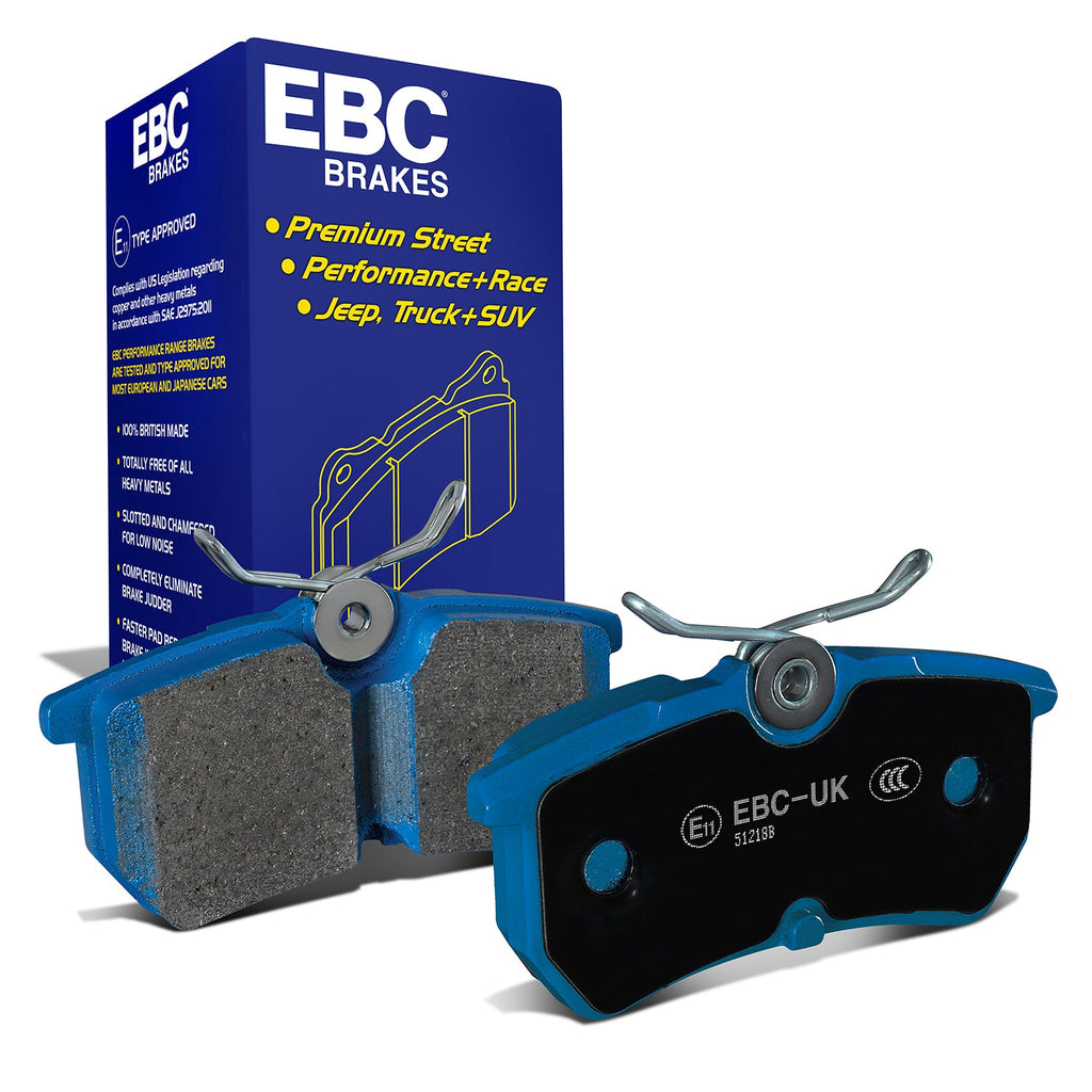 Pastiglie freni EBC Bluestuff B posteriori per Ford Fiesta Mk7 ST
