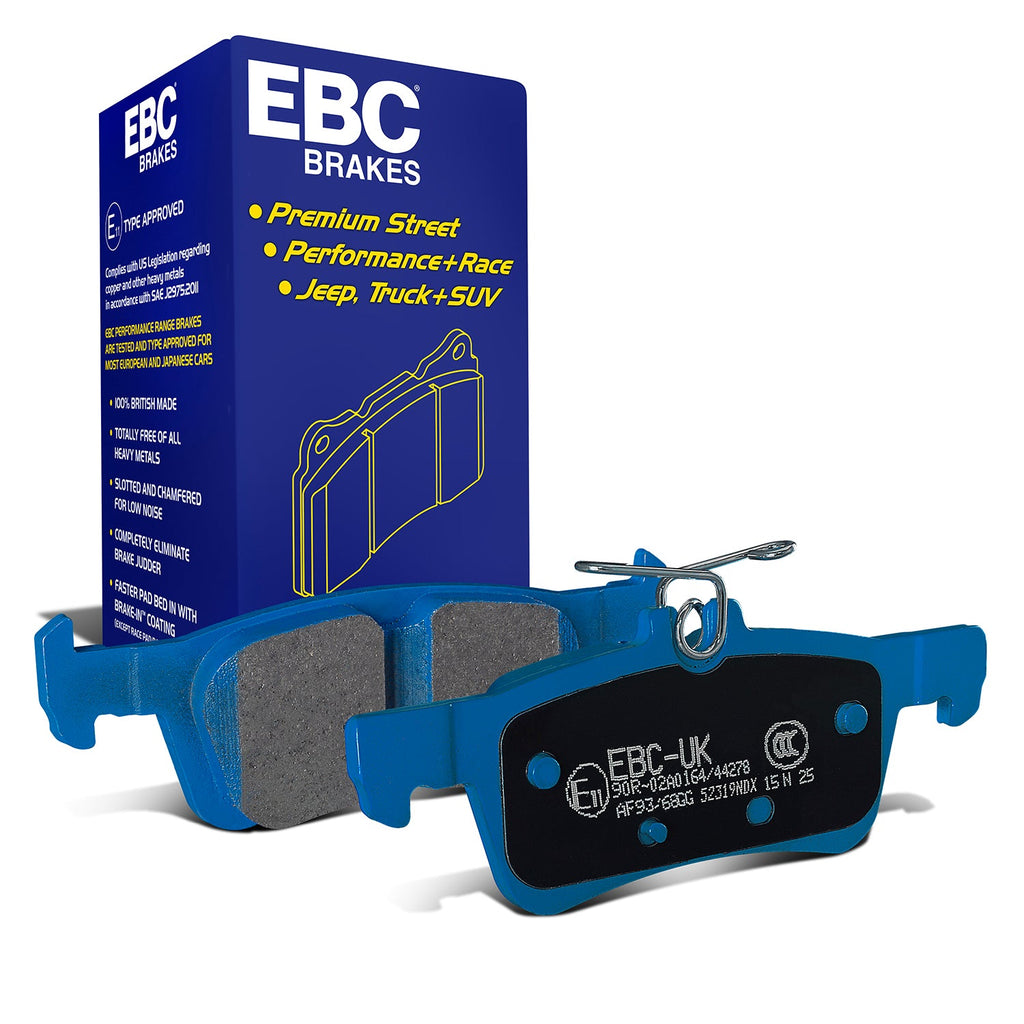 Pastiglie freni EBC Bluestuff NDX posteriori per Ford Fiesta Mk8 ST