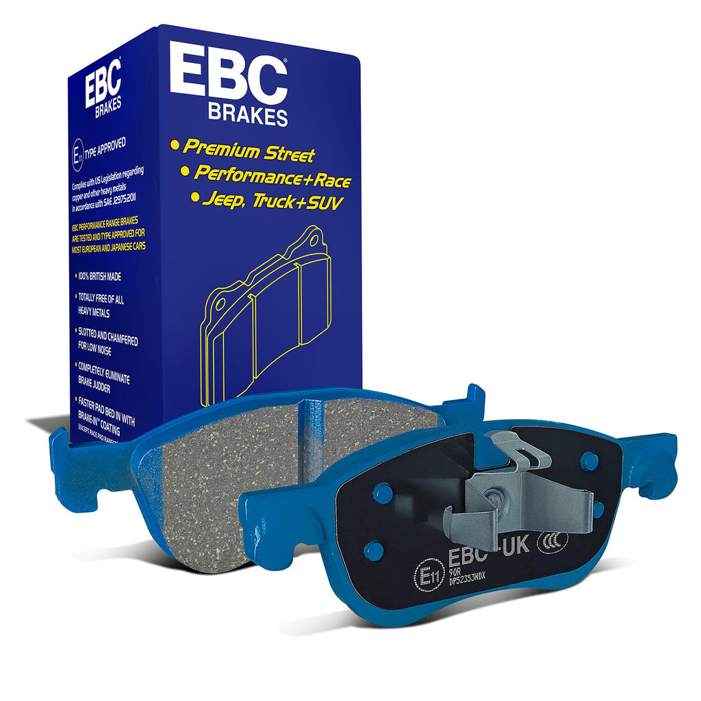 Pastiglie freni EBC Bluestuff NDX anteriori per Ford Fiesta Mk8