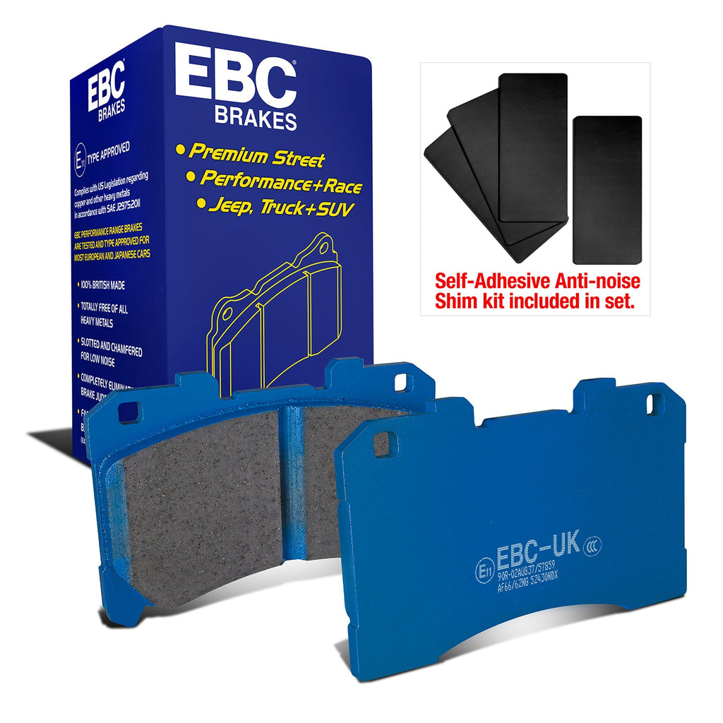 Pastiglie freni EBC Bluestuff NDX anteriori per Toyota GR Yaris