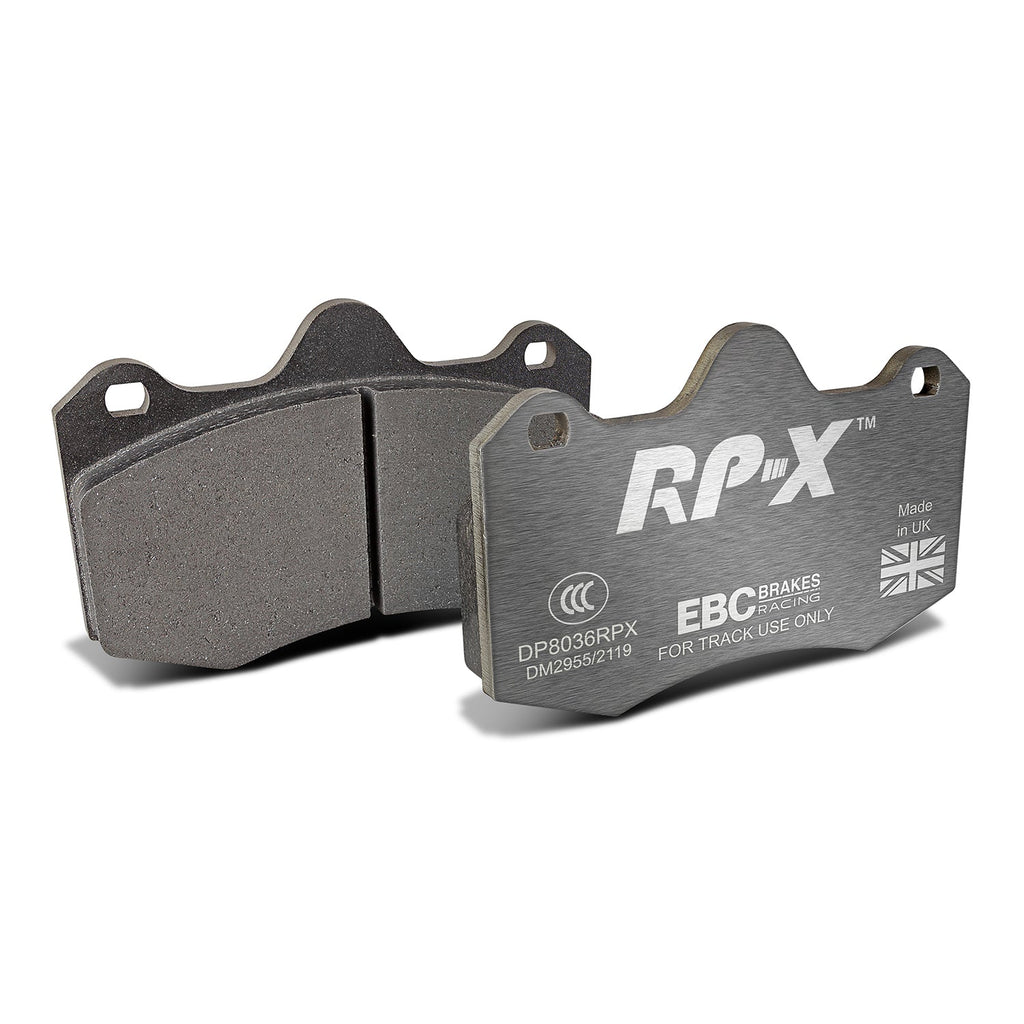 Pastiglie freni EBC RP-X da pista anteriori per Lotus Exige Series 3