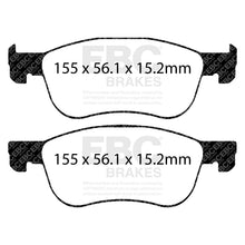 Pastiglie freni EBC RP-1 da pista anteriori per Ford Fiesta Mk8 ST