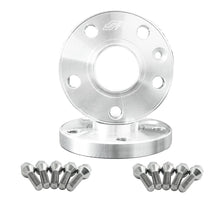 Load image into Gallery viewer, Distanziali ruota in alluminio 10mm 5x112 mozzo 57.1 con bulloneria