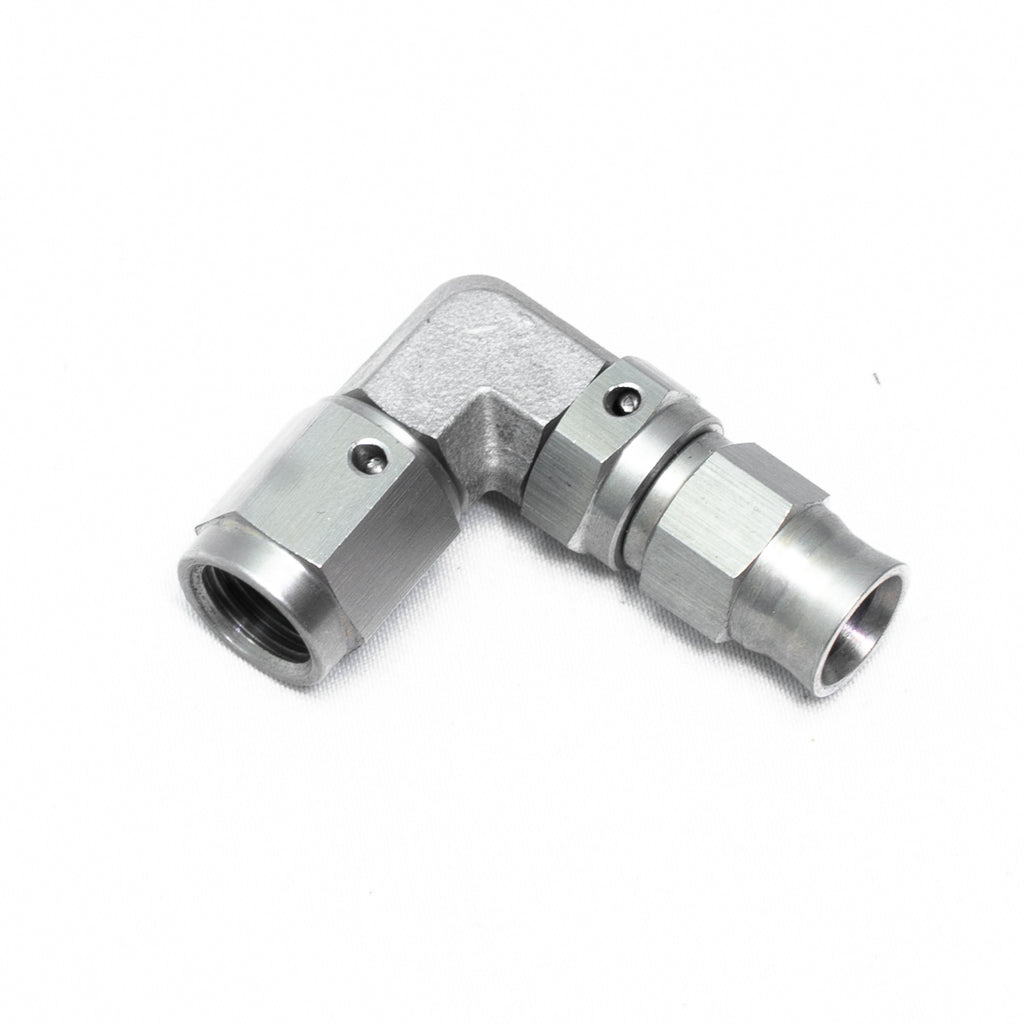 Raccordo e ghiera per tubo Dash 3 — M10x1.25 femmina 90° raccordo a gomito per Dash 3 tubo