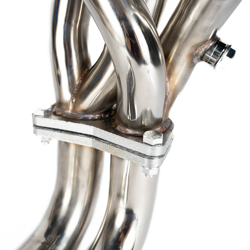 Collettore di Scarico V2 4-2-1 SK-Import Acciaio Inox Honda Civic EG EJ EK CRX Del Sol - foto 6