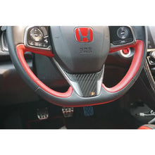 Carica l'immagine nel visualizzatore di Gallery, CarbonWorks Volante Insert in carbonio per Honda Civic Type R FK8/FK7 2017-2023 - foto 2