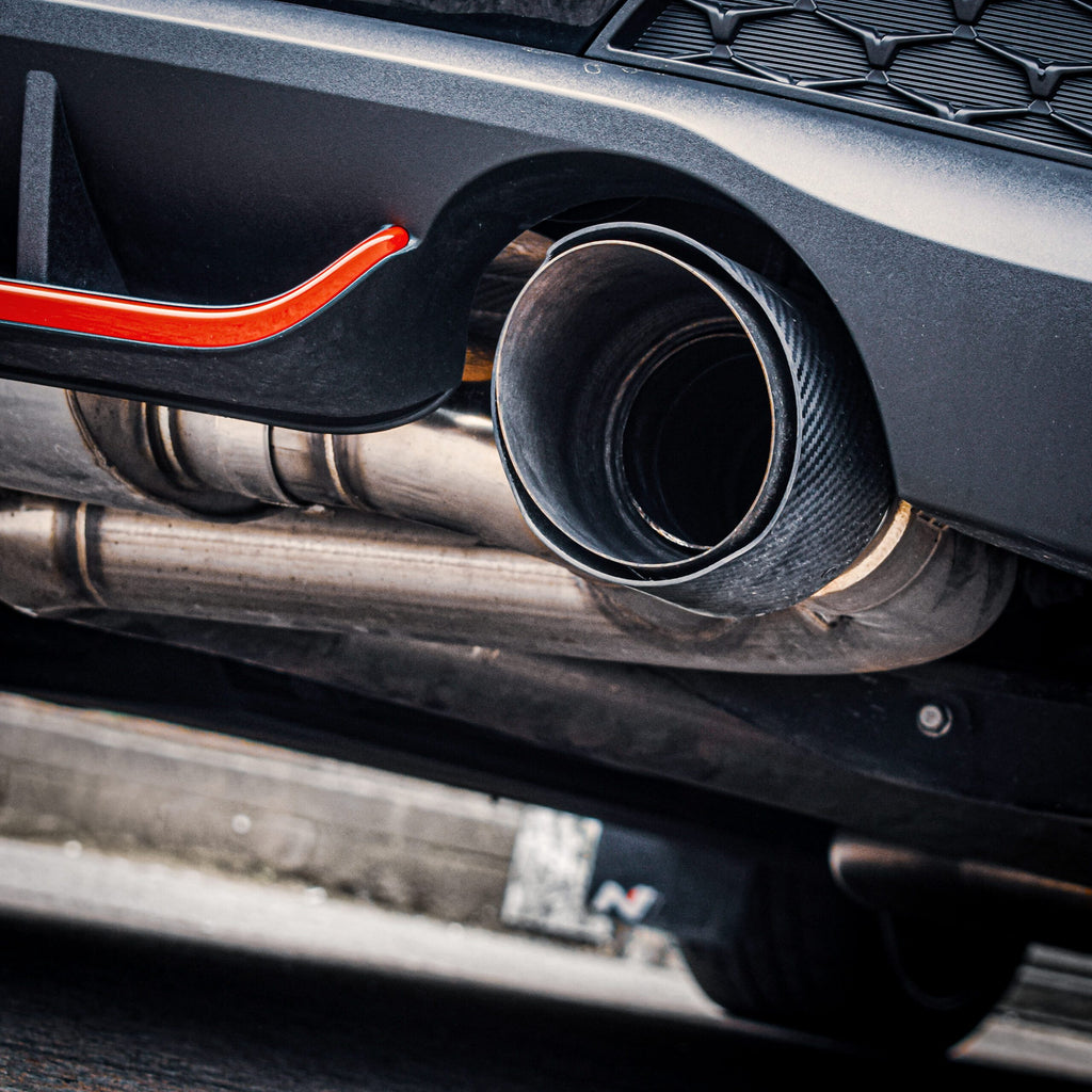 Impianto di Scarico Cat Back in Carbonio con Valvole Elimina GPF Hyundai i30N 2019+ - foto 8