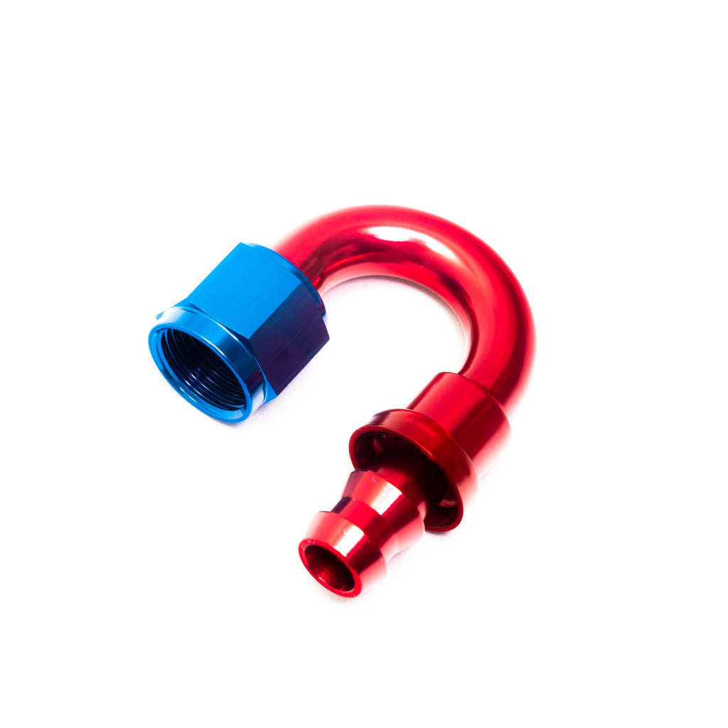 Raccordo Push-On Dash blu e rosso — Dash 8 / 180°