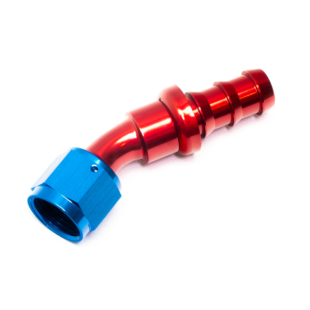 Raccordo Push-On Dash blu e rosso — Dash 10 / 30°