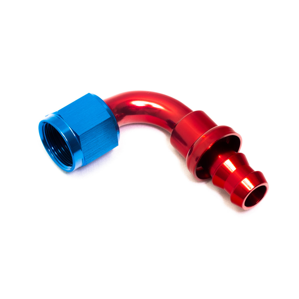 Raccordo Push-On Dash blu e rosso — Dash 8 / 90°
