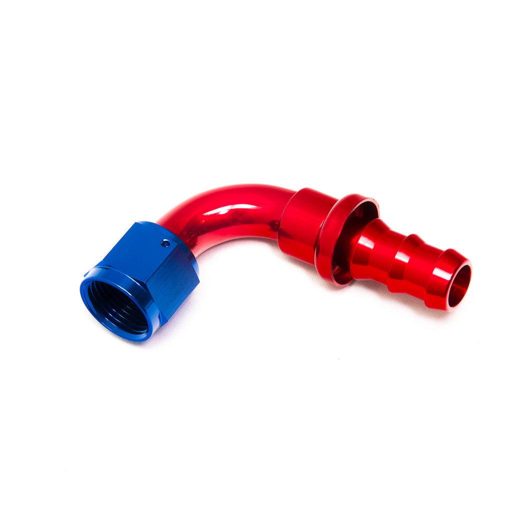 Raccordo Push-On Dash blu e rosso — Dash 10 / 90°