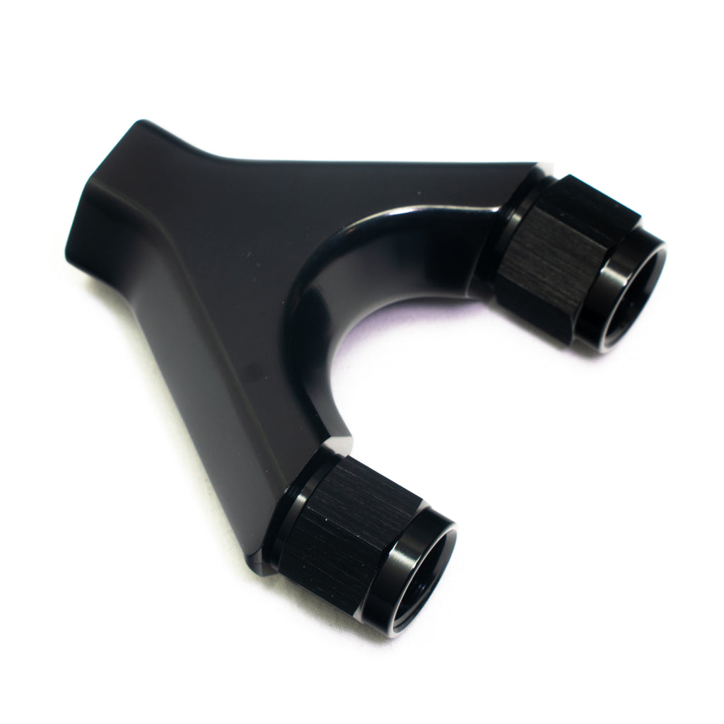 Adattatore a Y per doppia pompa carburante — 50 mm — Dash 6 e 8