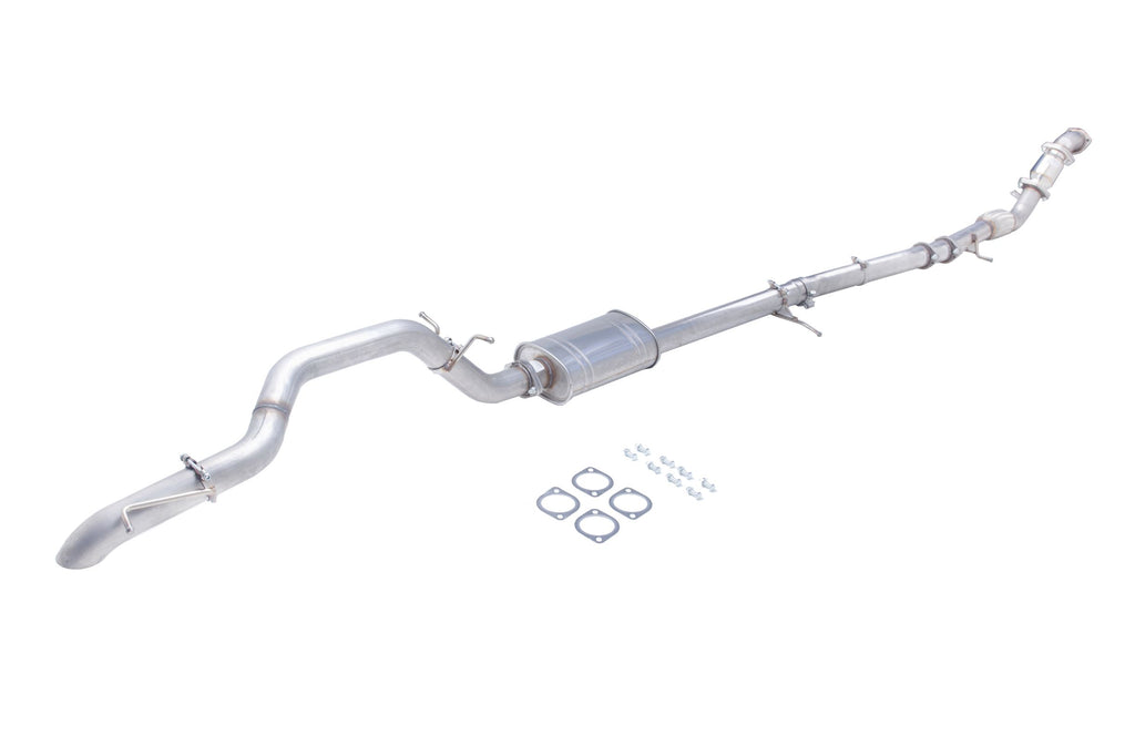 Sistema di scarico turbo-back XFORCE 3 con catalizzatore sportivo acci