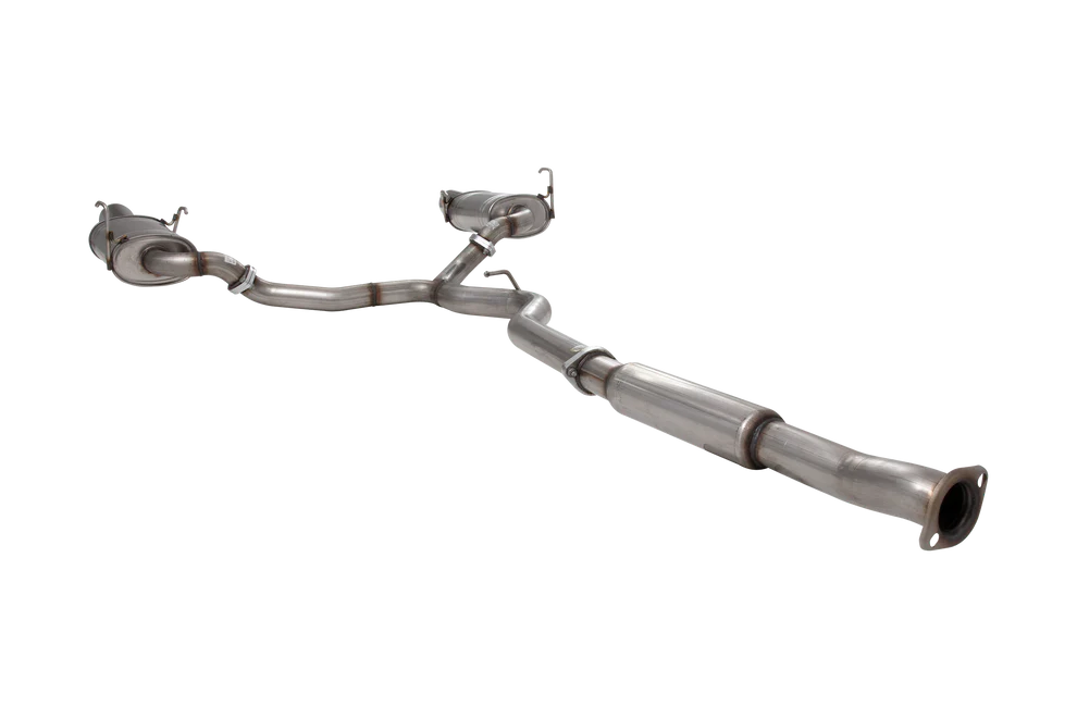 Sistema di scarico cat-back XFORCE 3 silenziatori ovali acciaio inox 4