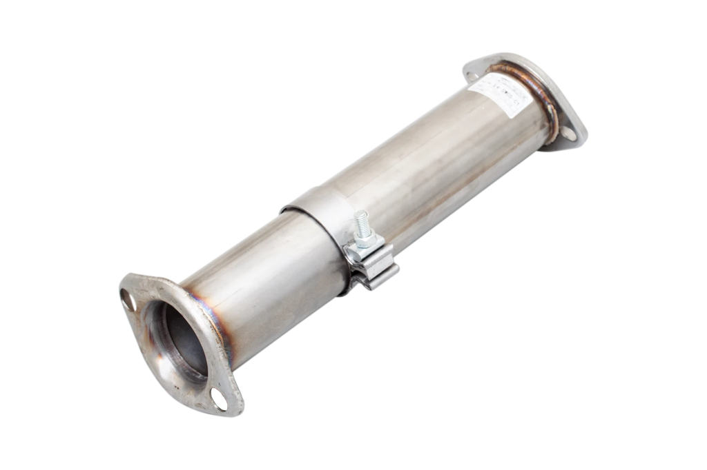 Tubo adattatore di scarico XFORCE acciaio inox 409 - universale