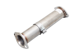 Tubo adattatore di scarico XFORCE acciaio inox 409 - universale