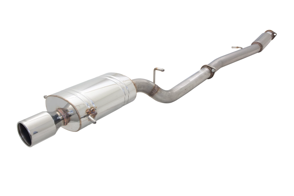 Sistema di scarico cat-back XFORCE 3 silenziatore singolo terminale ac
