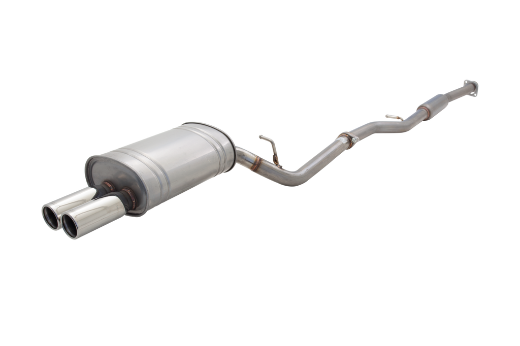 Sistema di scarico cat-back XFORCE 3 silenziatore doppio terminale acc