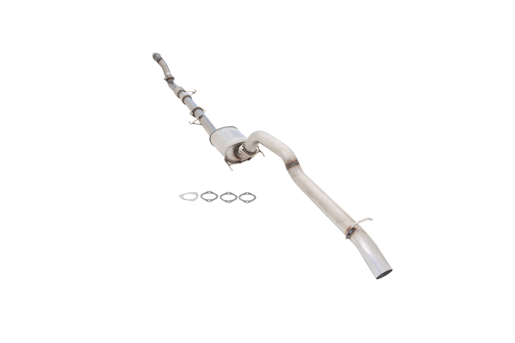 Sistema di scarico turbo-back XFORCE 3 con catalizzatore sportivo acci
