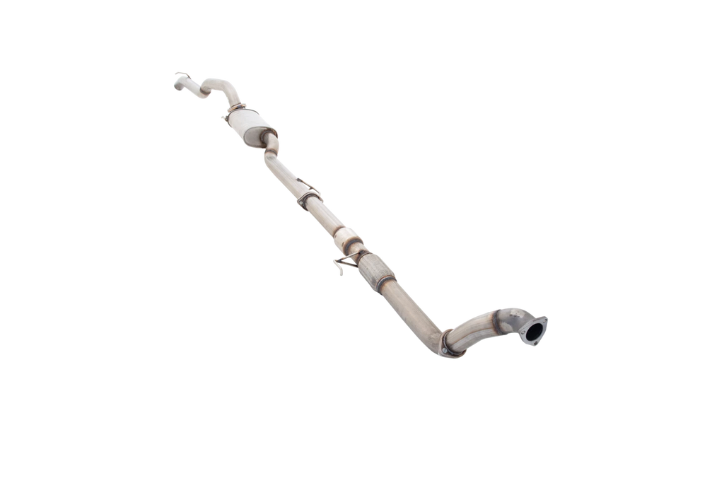 Sistema di scarico turbo-back XFORCE 3 con catalizzatore sportivo acci