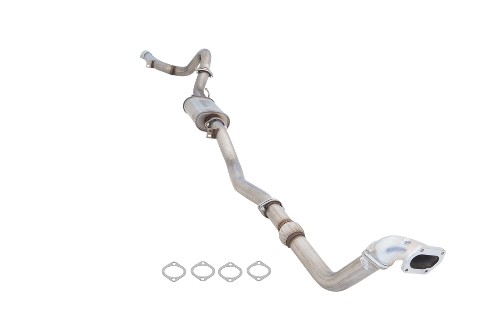 Sistema di scarico turbo-back XFORCE 3 acciaio inox 409 - Toyota Land 