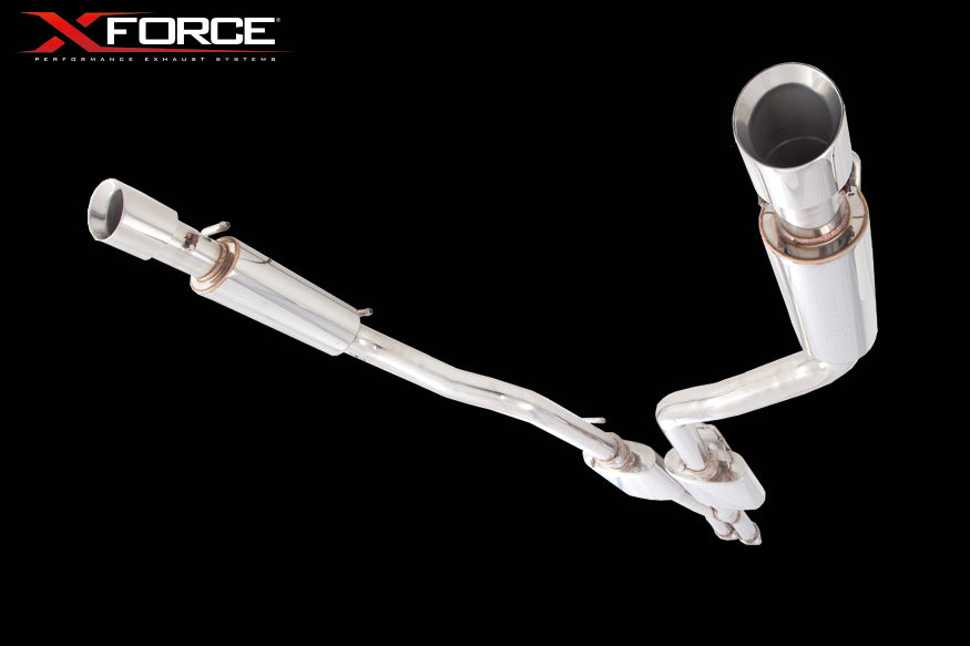Sistema di scarico cat-back XFORCE 3 acciaio inox 304 lucidato - Chrys