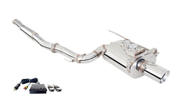 Sistema di scarico turbo-back Varex XFORCE 3 acciaio inox 304 - Mitsub