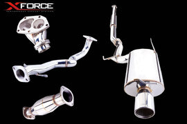 Sistema di scarico turbo-back XFORCE 3 acciaio inox 304 - Mitsubishi L
