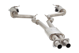 Sistema di scarico cat-back Varex XFORCE 3 silenziatori tondi acciaio 