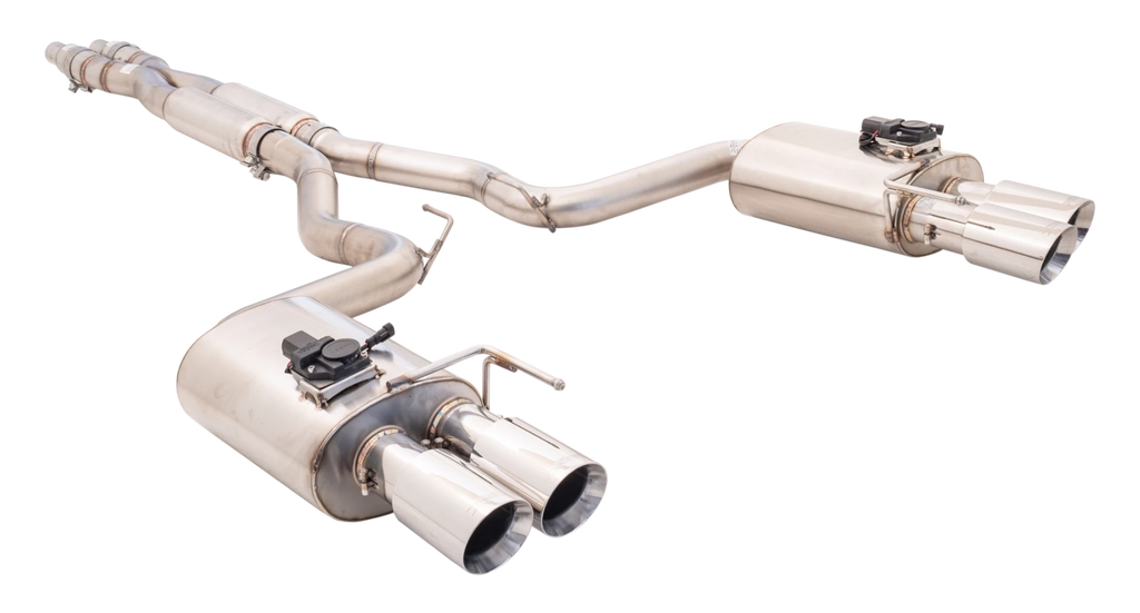 Sistema di scarico cat-back Varex XFORCE 2.5 silenziatori ovali acciai