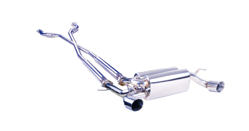 Sistema di scarico cat-back XFORCE 2.5" acciaio inox 304 - Nissan 350Z Z33 2002-2009