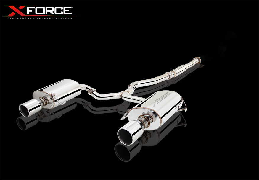 Sistema di scarico cat-back XFORCE 2.25 acciaio inox 409 - Subaru Lega