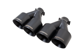 Terminali di scarico XFORCE 4 doppia uscita nero - Subaru Impreza WRX 