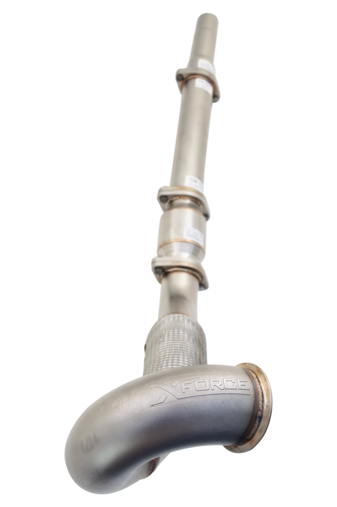 Downpipe XFORCE 3 con catalizzatore sportivo acciaio inox 304 - Volksw