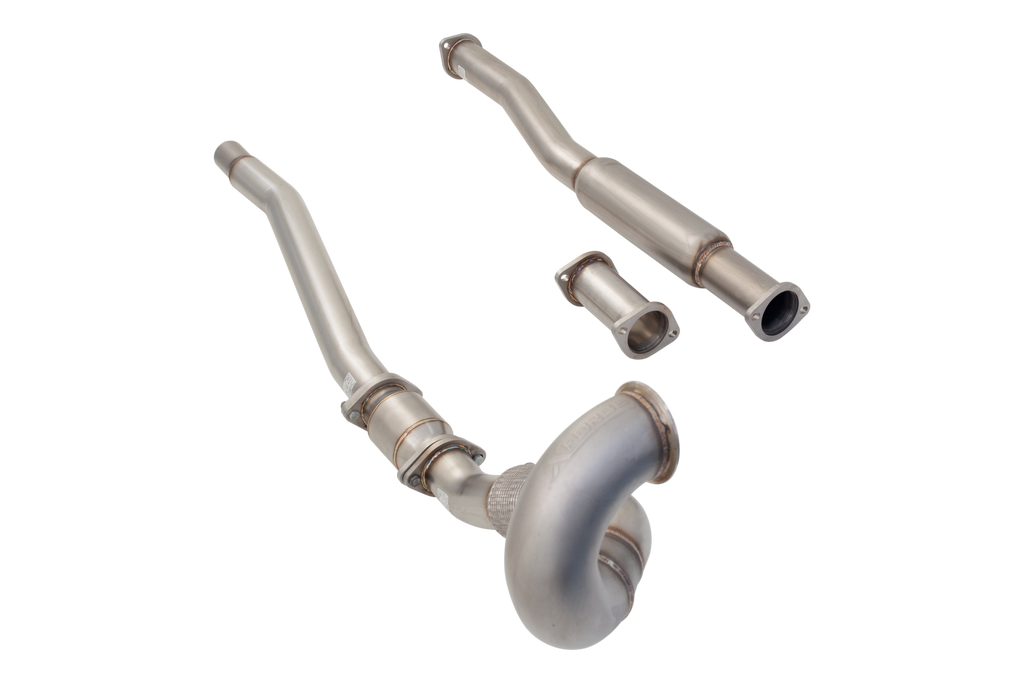 Downpipe XFORCE 3 con catalizzatore sportivo acciaio inox 304 - Audi S