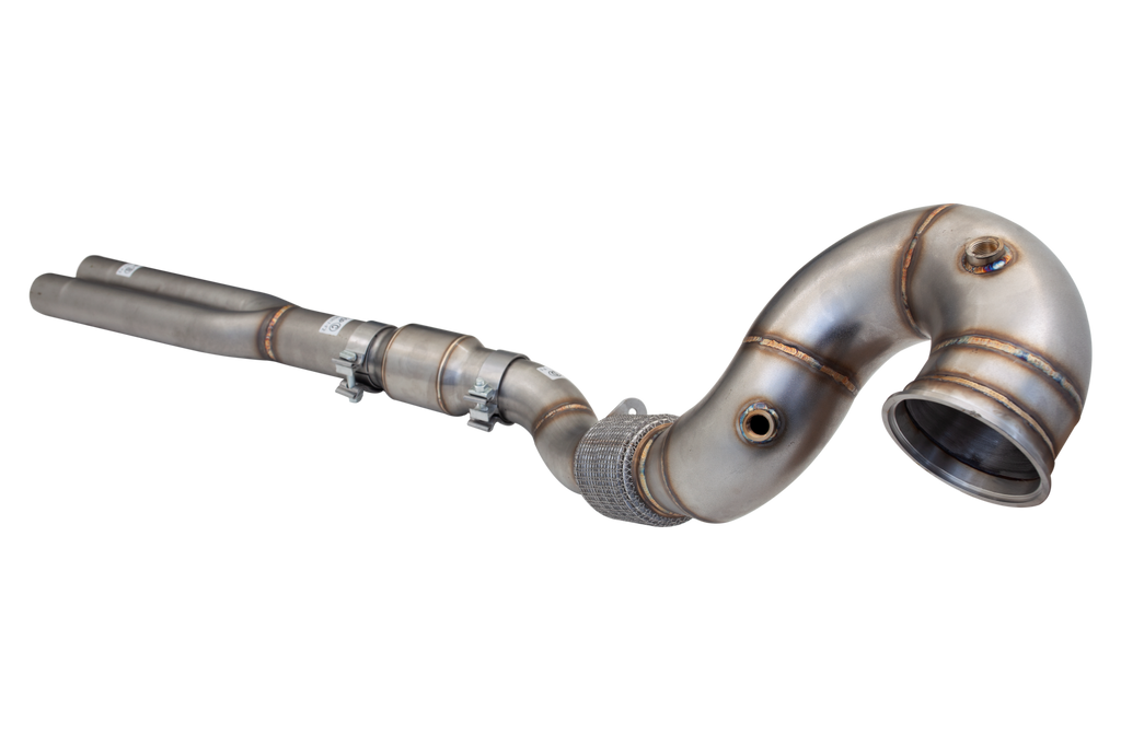 Downpipe XFORCE 4 con catalizzatore sportivo acciaio inox 304 - Audi R