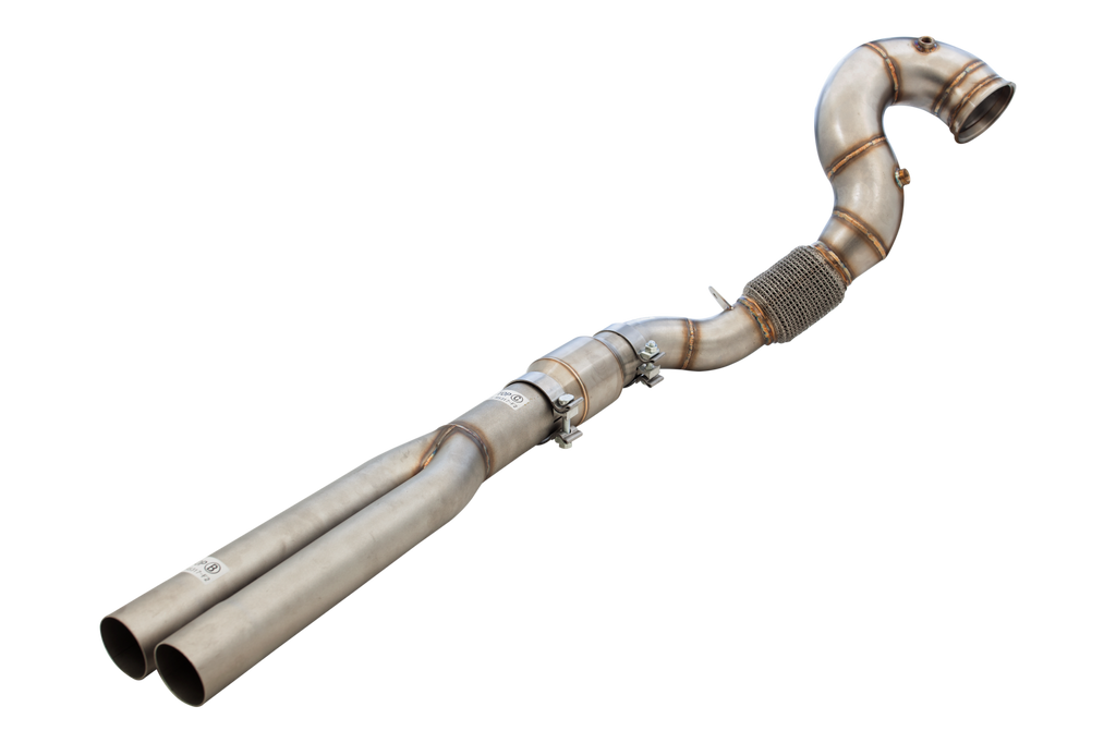 Downpipe XFORCE 4 con catalizzatore sportivo acciaio inox 304 - Audi R