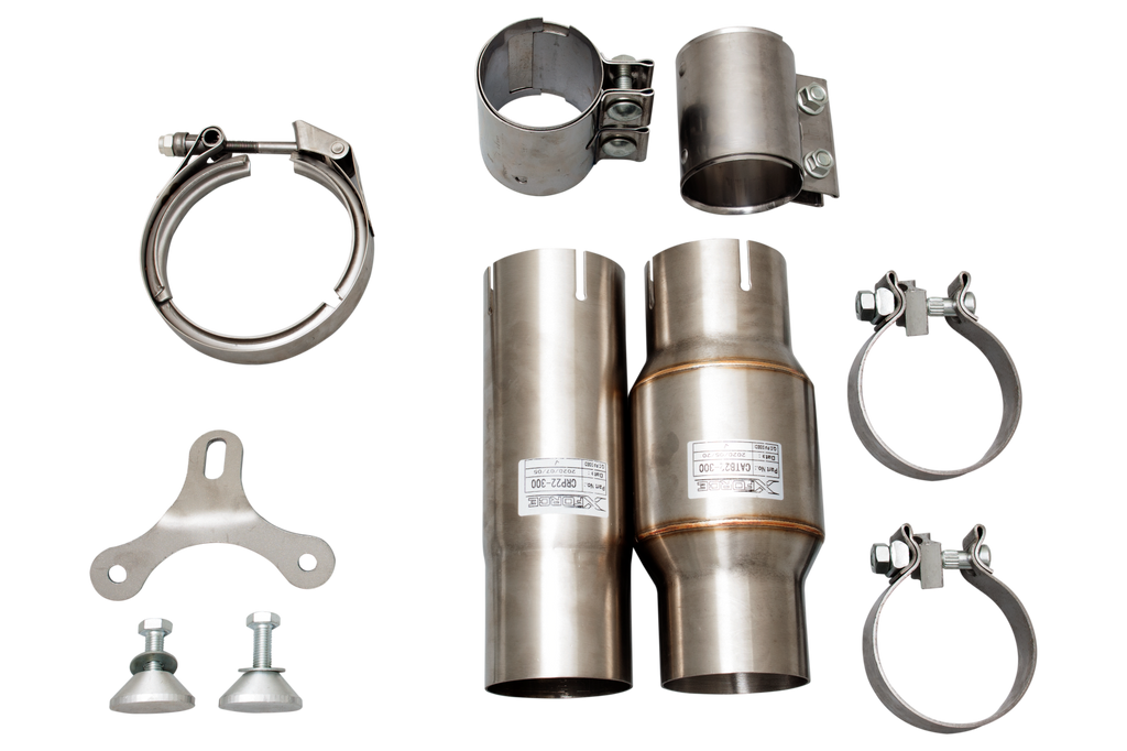 Downpipe XFORCE 4 con catalizzatore sportivo acciaio inox 304 - Audi R