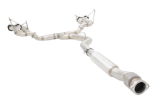 Carica l'immagine nel visualizzatore di Gallery, Sistema di scarico cat-back XFORCE 3 silenziatori tondi versione race 