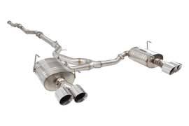 Sistema di scarico cat-back XFORCE 3 versione street acciaio inox 304 