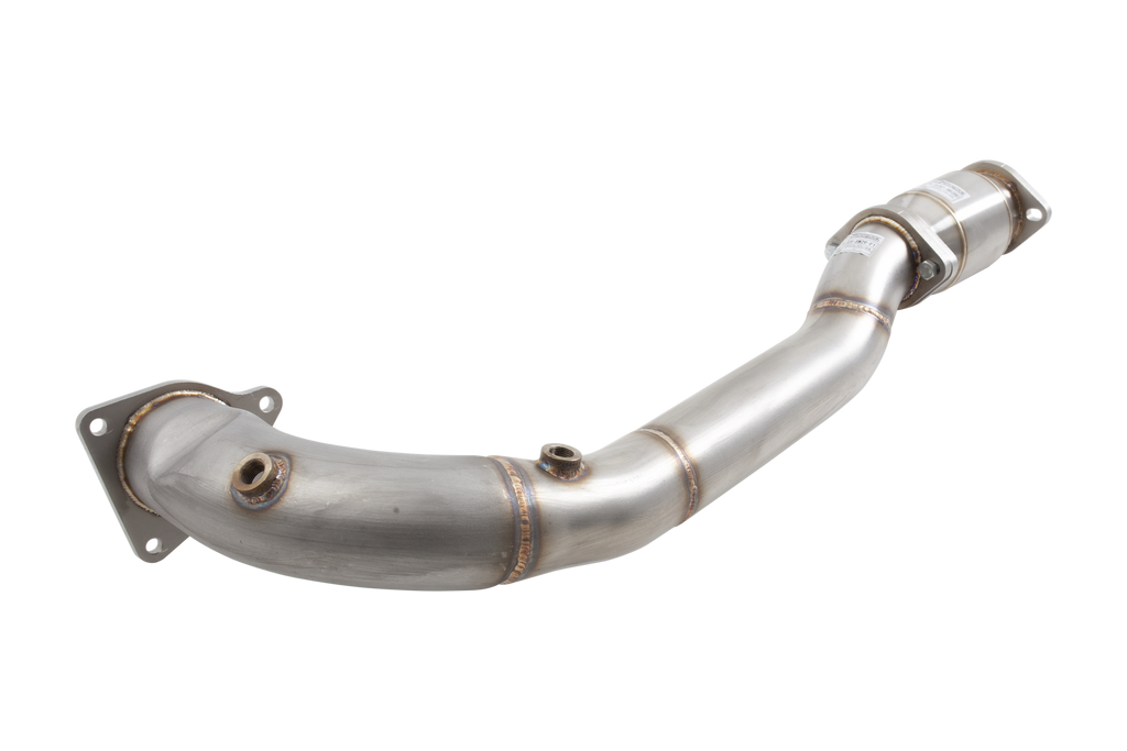 Downpipe XFORCE 3.5 con catalizzatore sportivo acciaio inox 304 satina